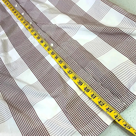 A NEW DAY Long Sleeve  Button Down Long Tunic Shirt Dress Women Size XS - Picture 11 of 14